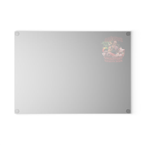 Primal goatis cutting board glass
